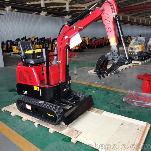 可以帶錘的微型挖掘機 果園小挖機 06型挖機 履帶式挖掘機圖片