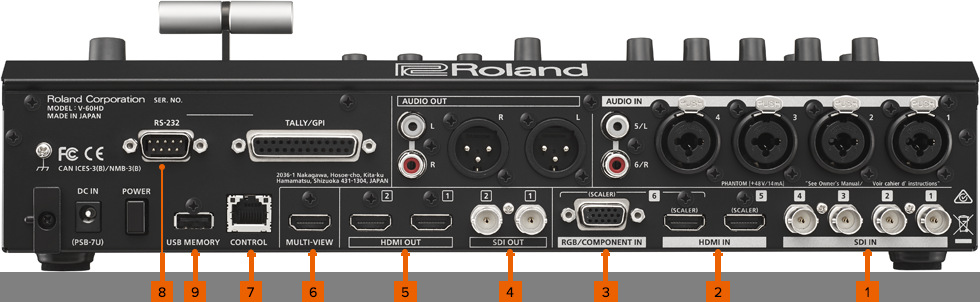 ROLAND V60HD视频导播台罗兰音视频切换台演播台控制台图片_1