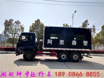 越野物资运输车，东风6/6驱动，越野卡车，厢式货车